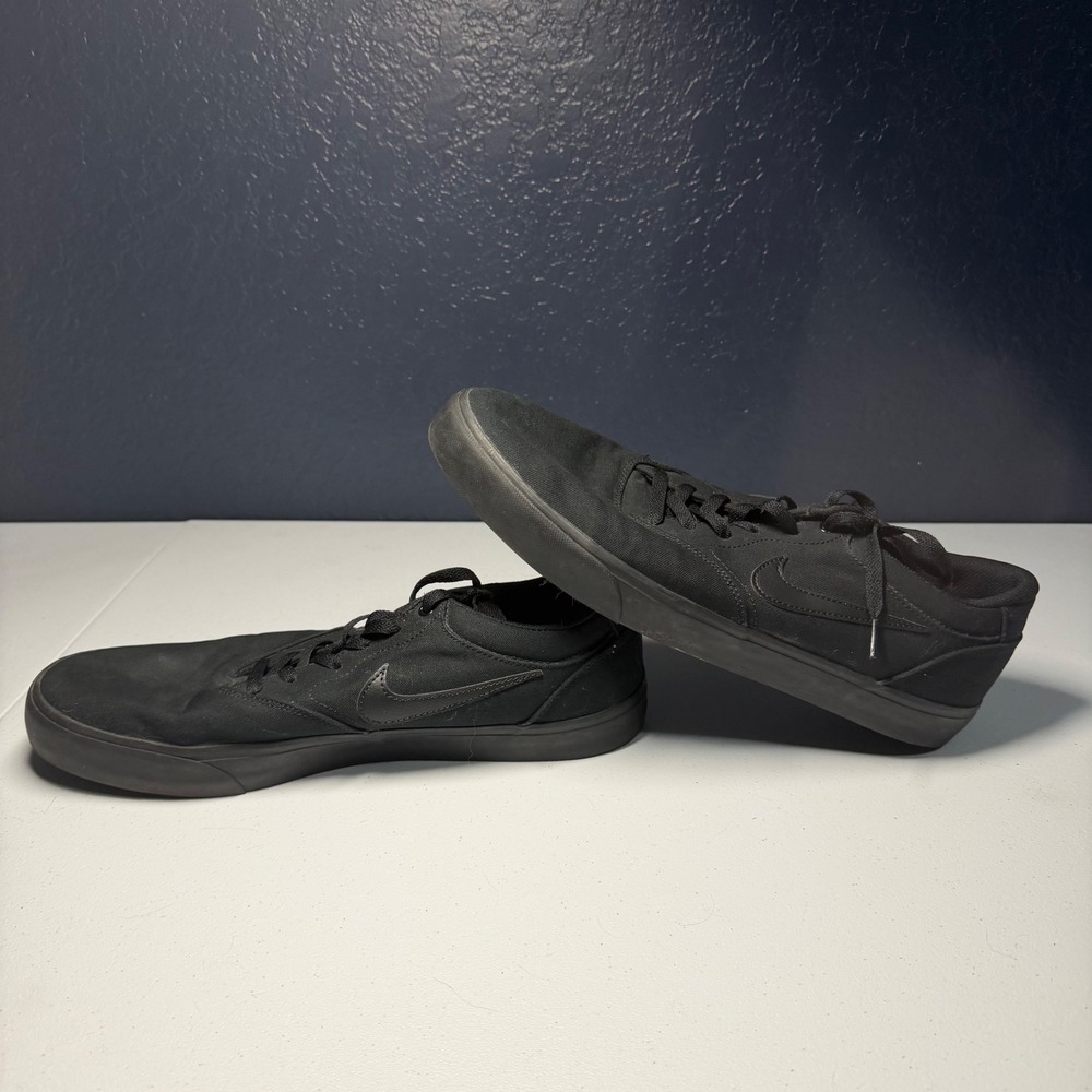 Nike SB Skate Shoes Black Canvas Lace Up Men Size 14 DM3494‎ 002 - Picture 9 of 11